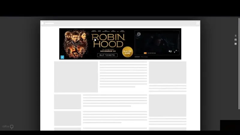 Artwork for the Robin Hood movie campaign.